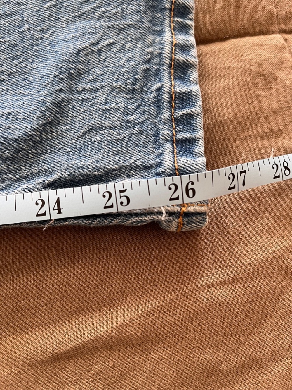 Abercrombie & Fitch Light Blue Wide Leg Jeans - Picture 3 of 3